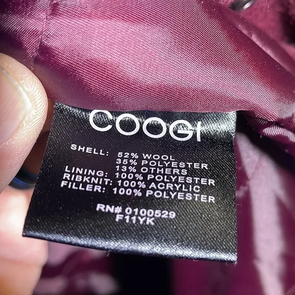 EUC Coogi Wool Blend Coat - Picture 6 of 6